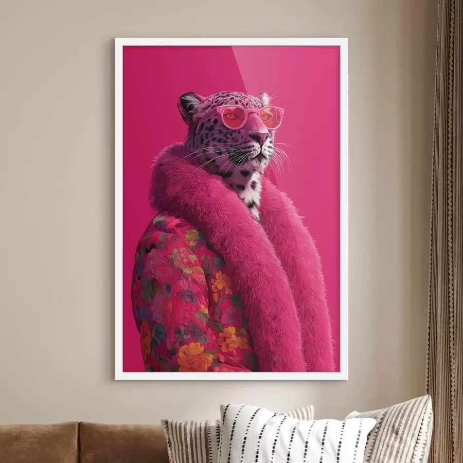 carta da parati Leopardo in un cappotto glamour nr. f47734