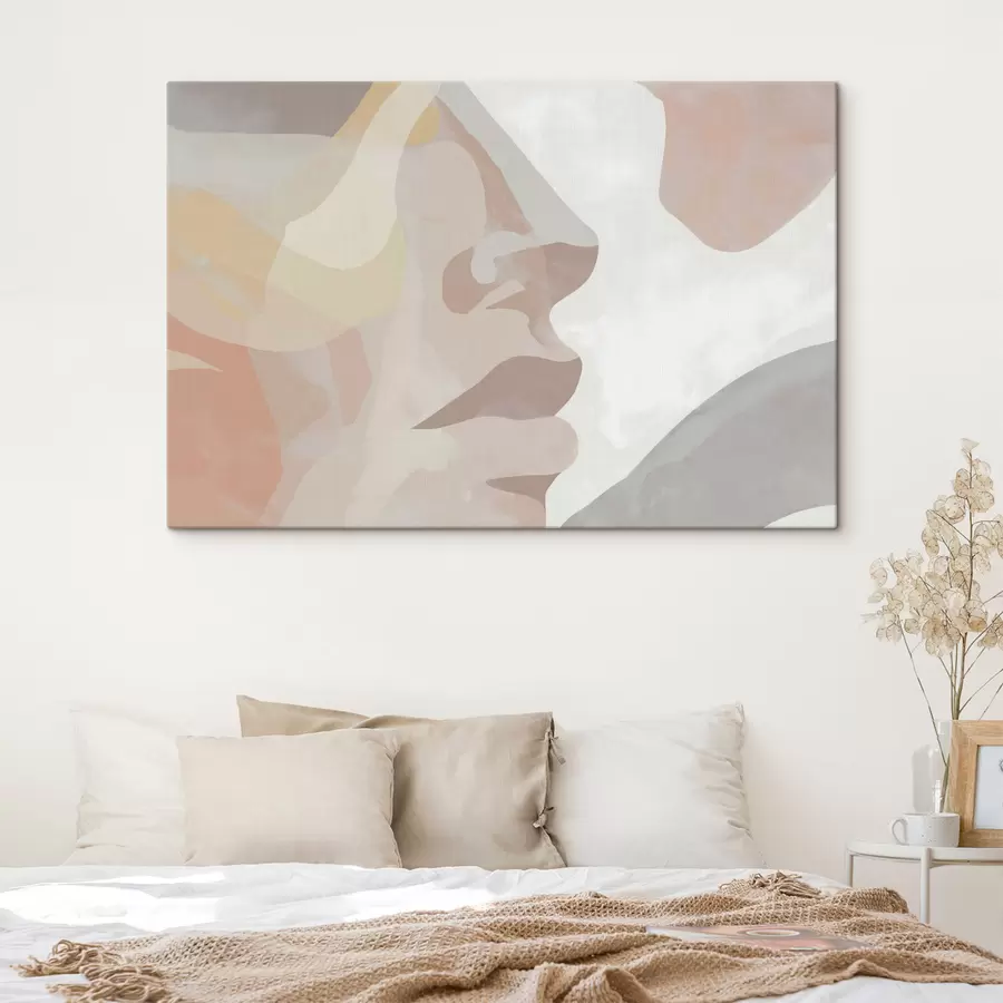 carta da parati Volto astratto minimalista nr. s47774