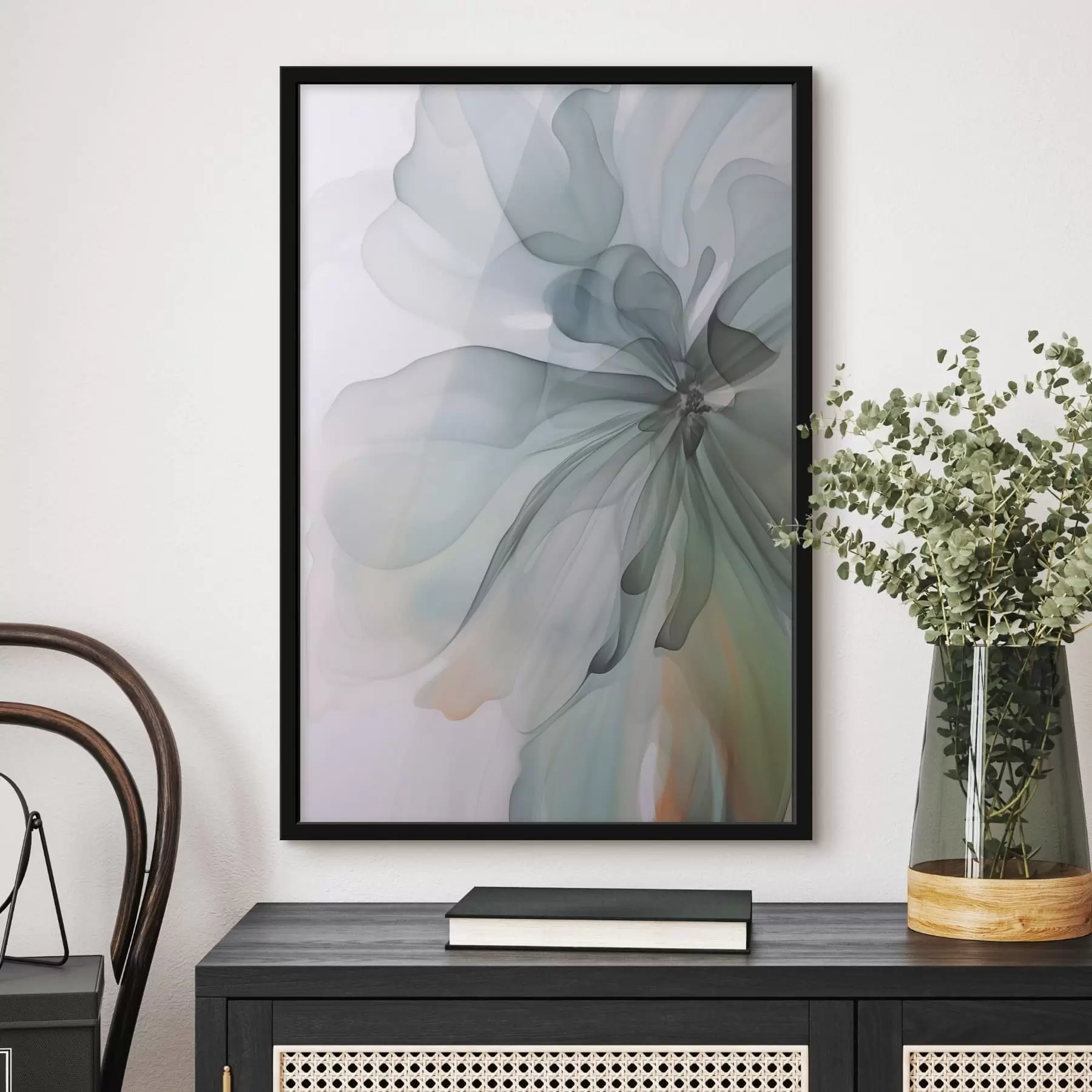 carta da parati Fiore astratto delicato nr. f47328