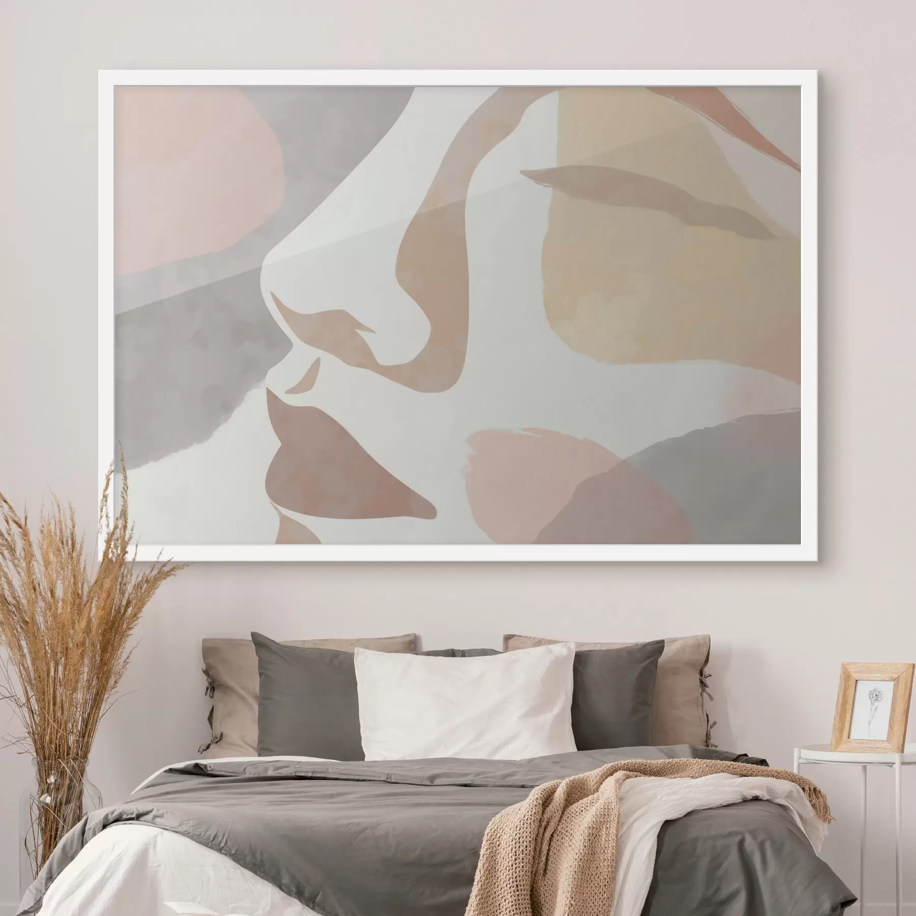 carta da parati Volto astratto minimalista nr. f47777