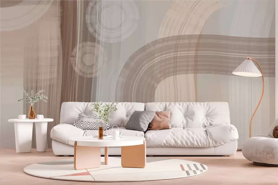 carta da parati astrazione moderna pennellate larghe nr. w04876