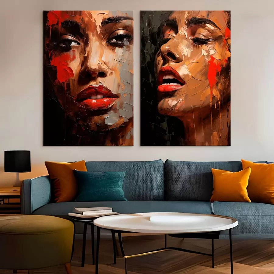 carta da parati Sguardo frammentato nr. m01307