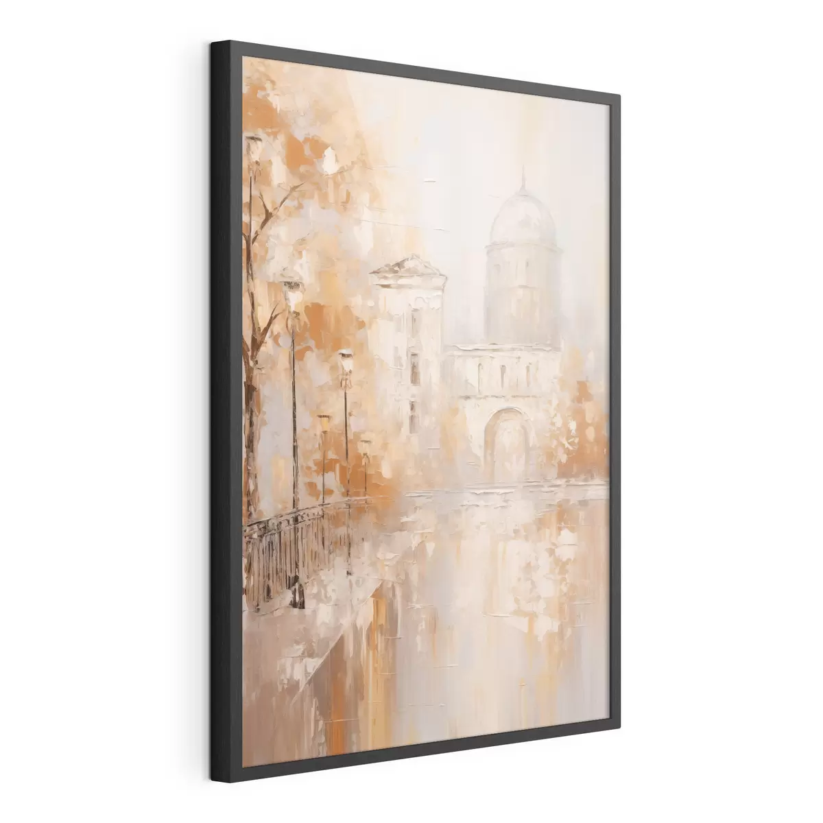 Poster Scena cittadina con un arco dai toni caldi f47303