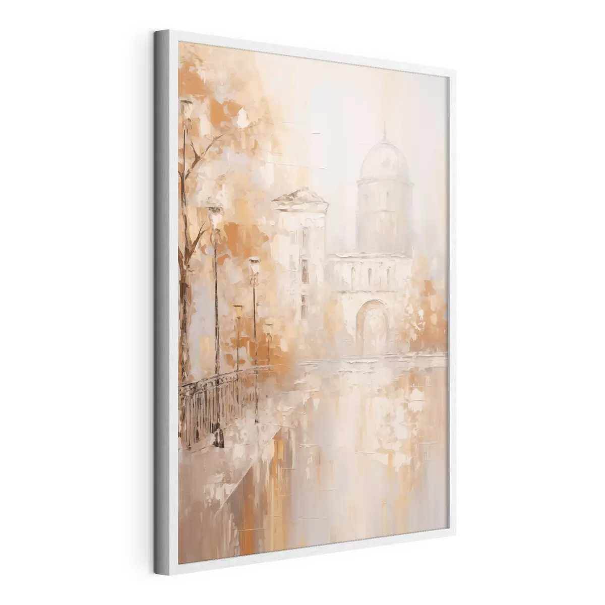 Poster Scena cittadina con un arco dai toni caldi f47303