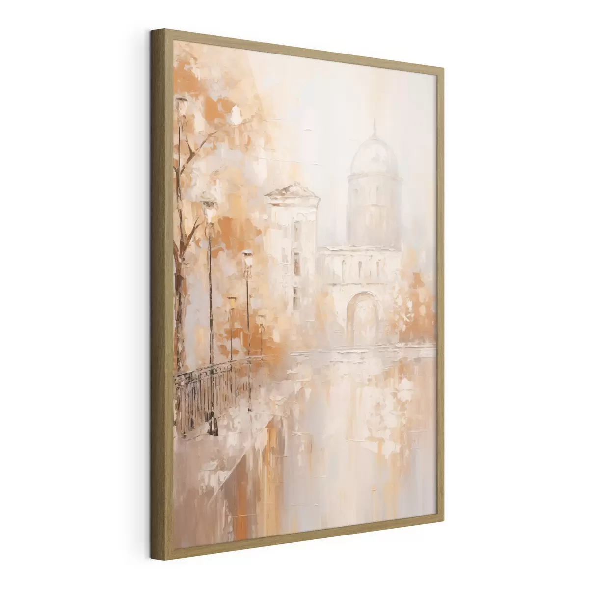 Poster Scena cittadina con un arco dai toni caldi f47303
