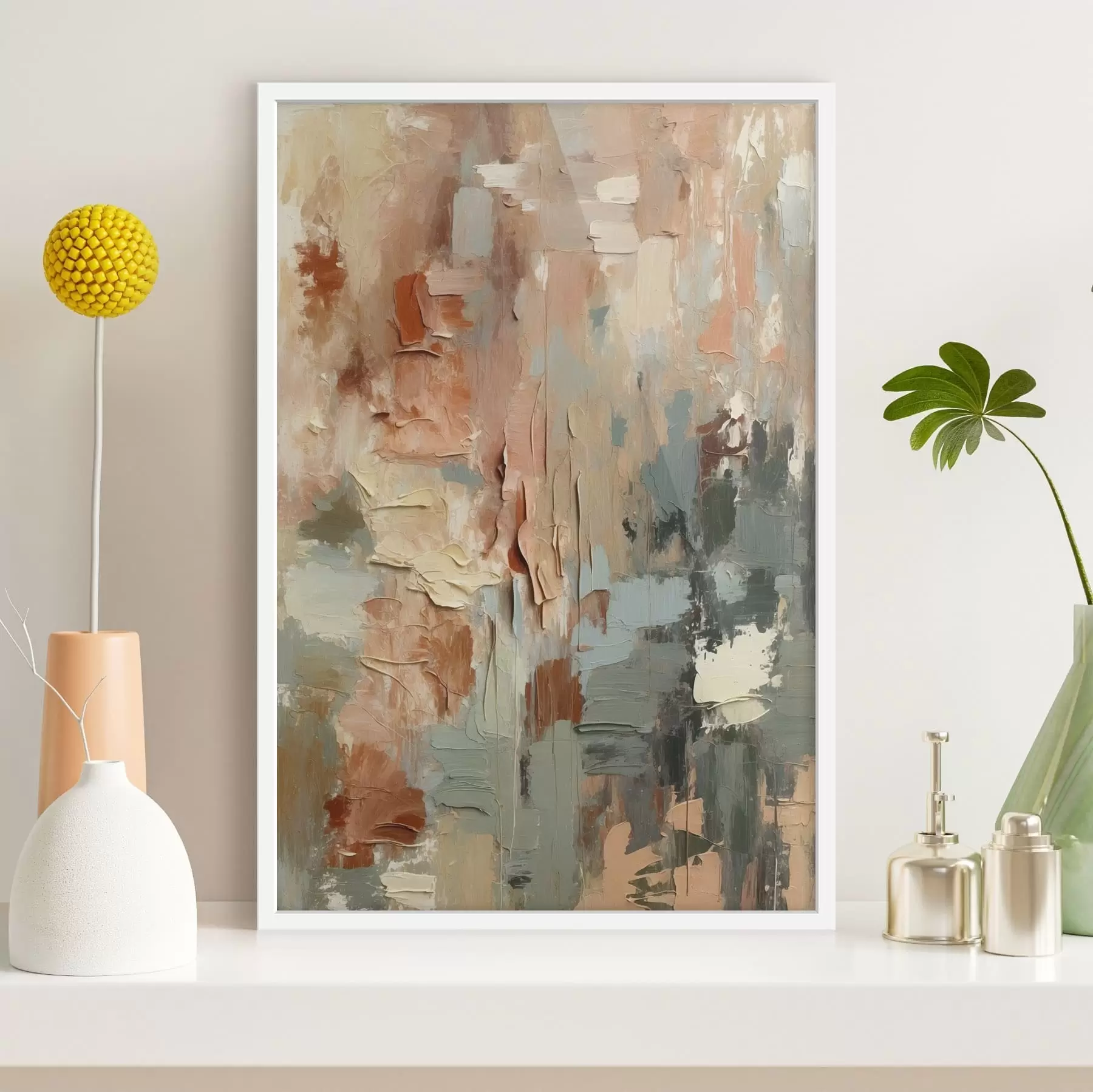 carta da parati Tratti materici in tonalità pastello miste nr. f47754