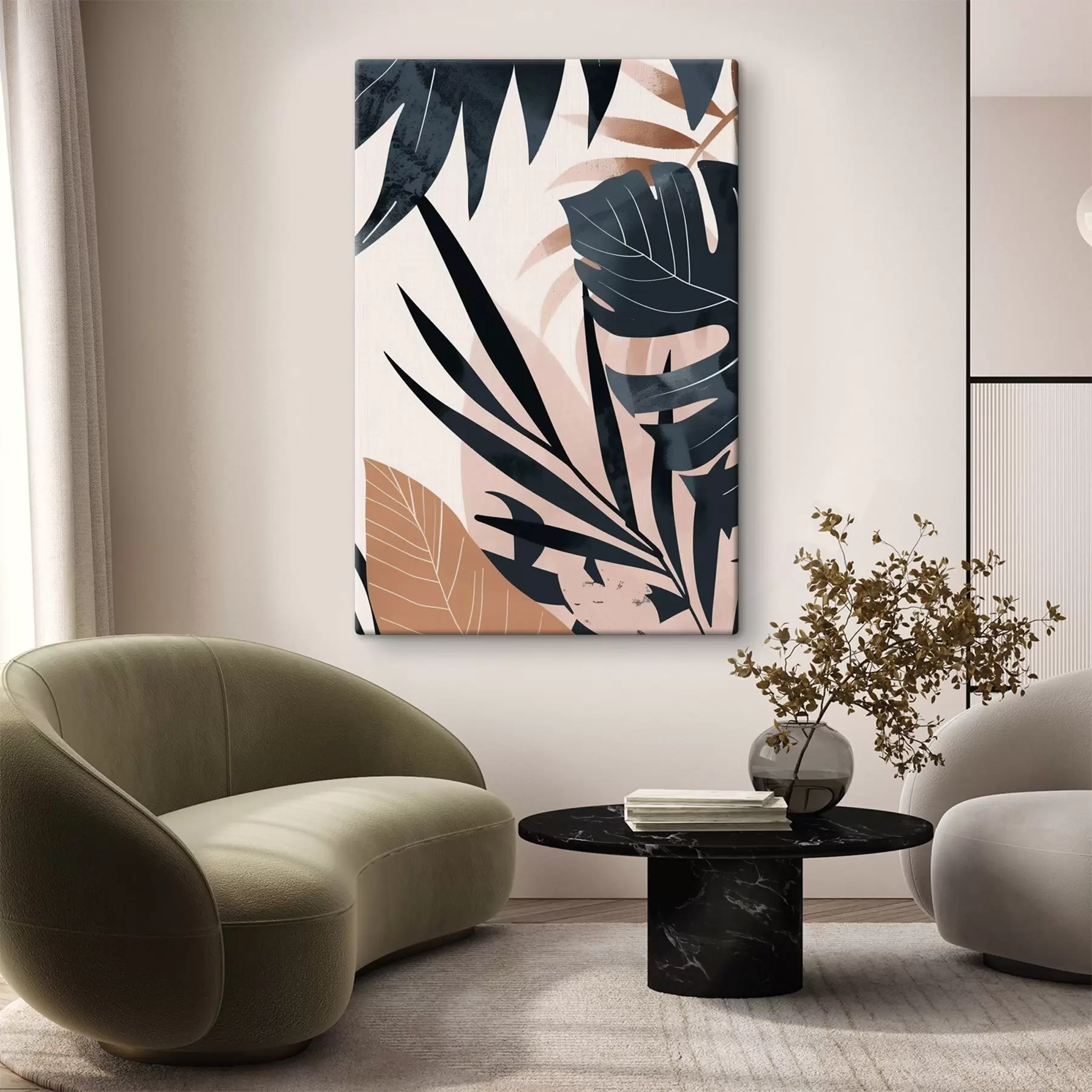 carta da parati Varietà di foglie tropicali nr. s47822