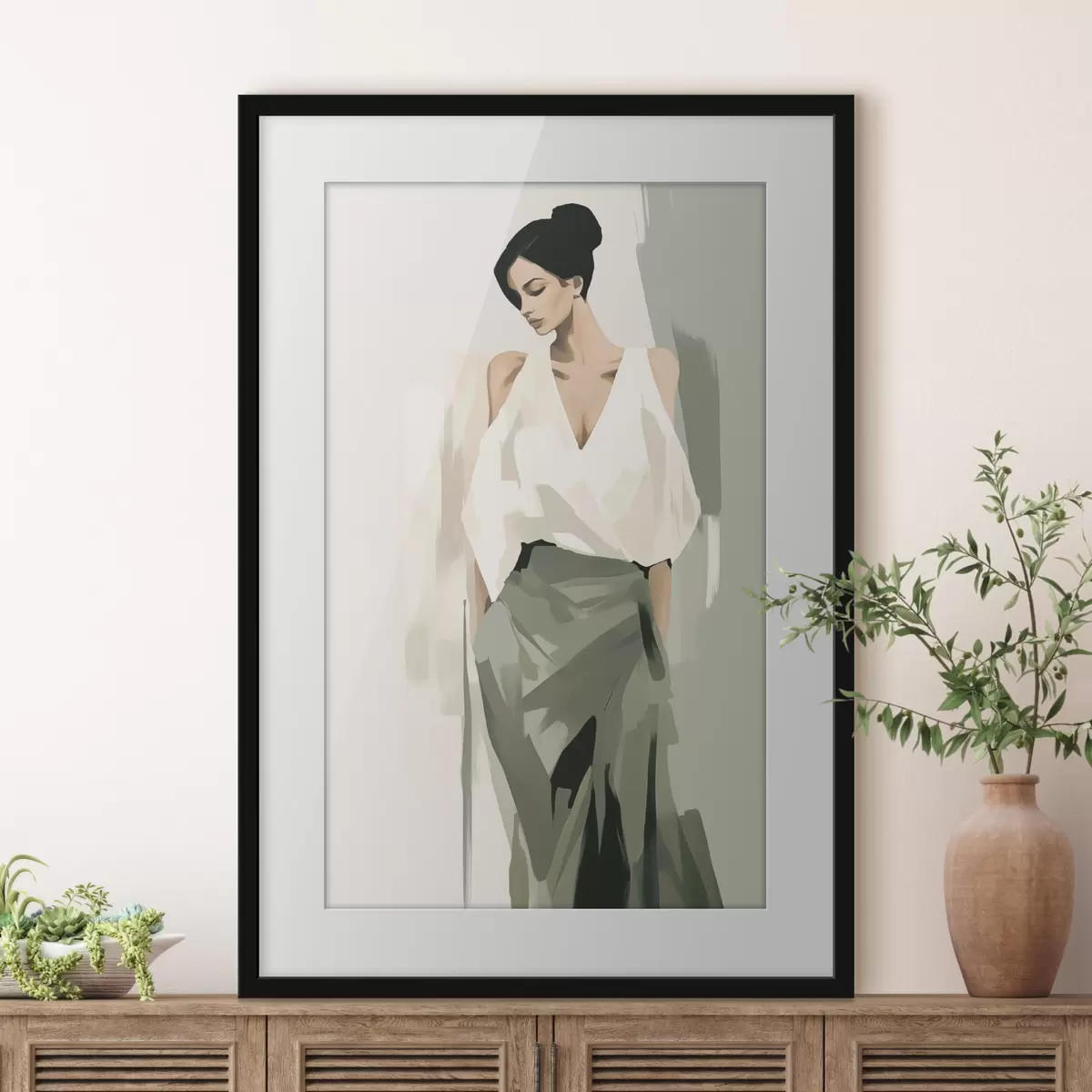 Poster Giovane donna f47798