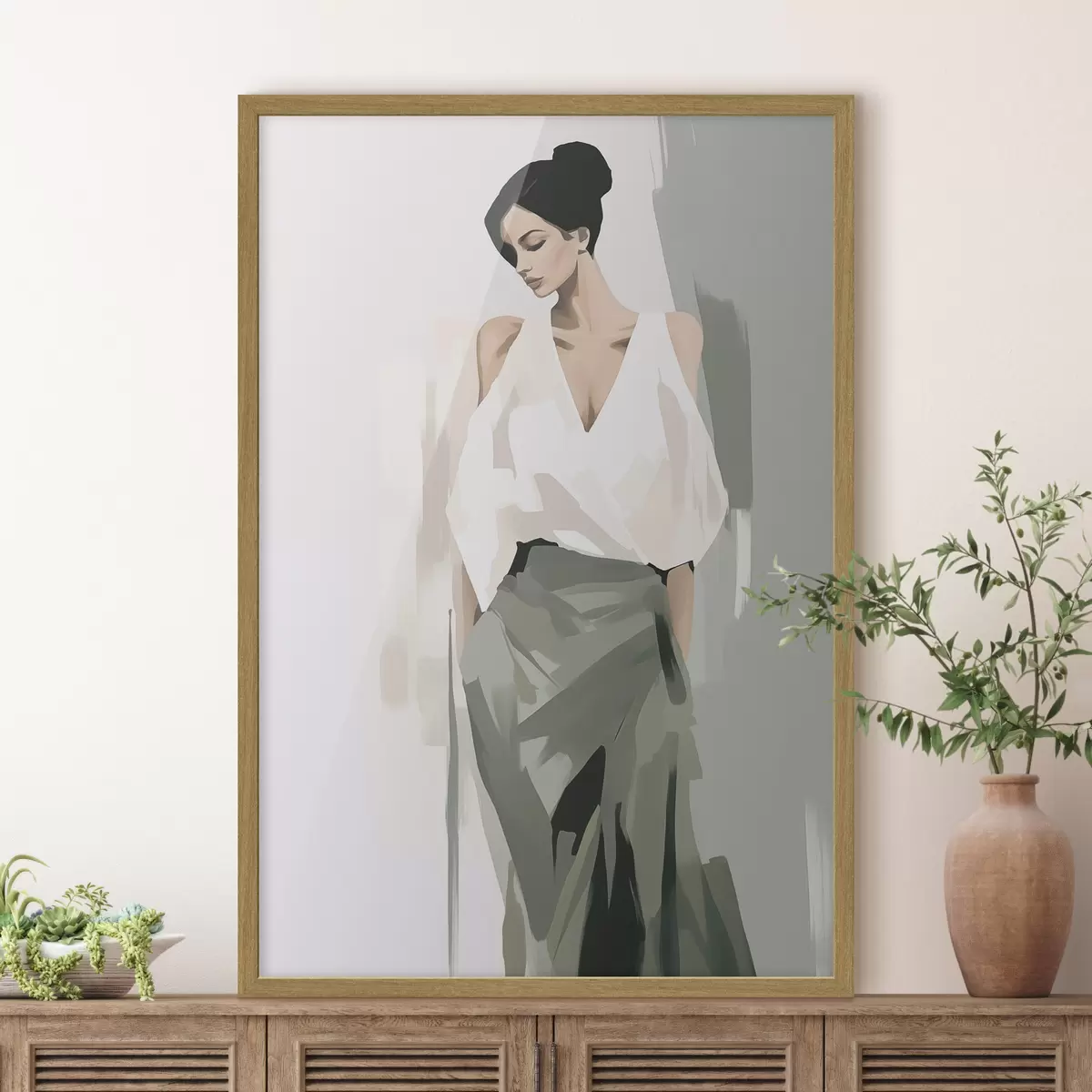 Poster Giovane donna f47798