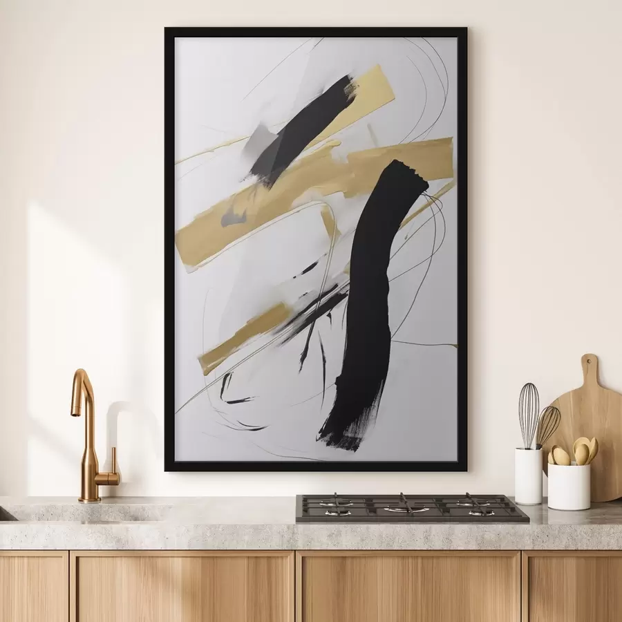 carta da parati Composizione astratta caotica nr. f47809