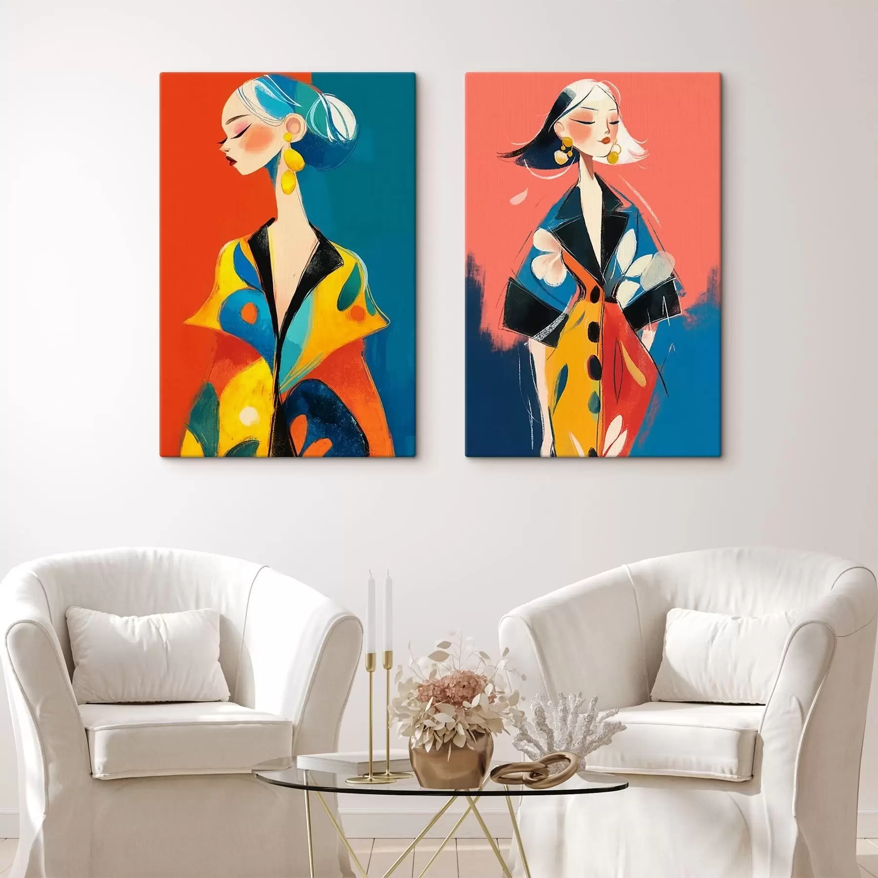 carta da parati Ritratto femminile di moda nr. m30014