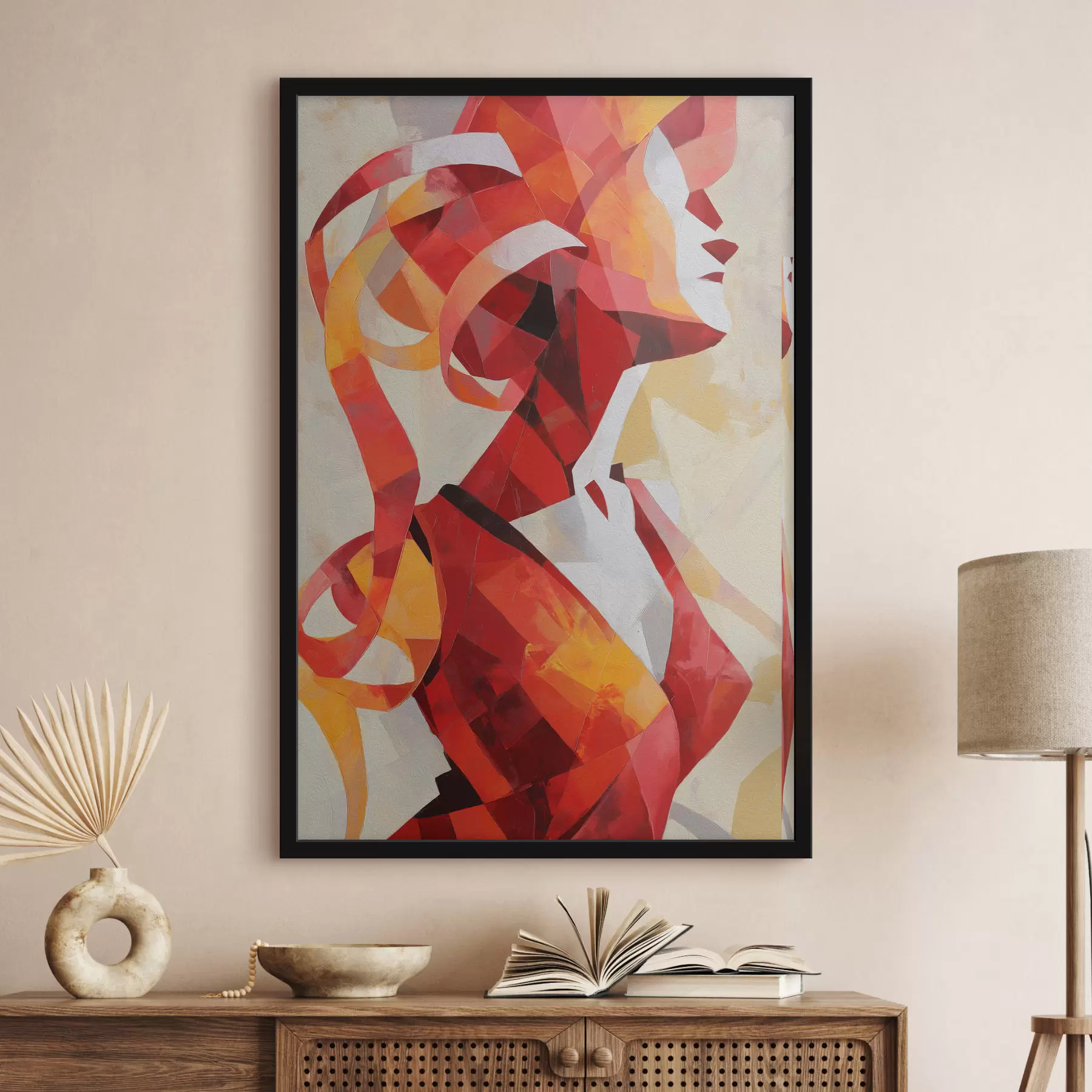 carta da parati Ritratto femminile astratto nr. f47832