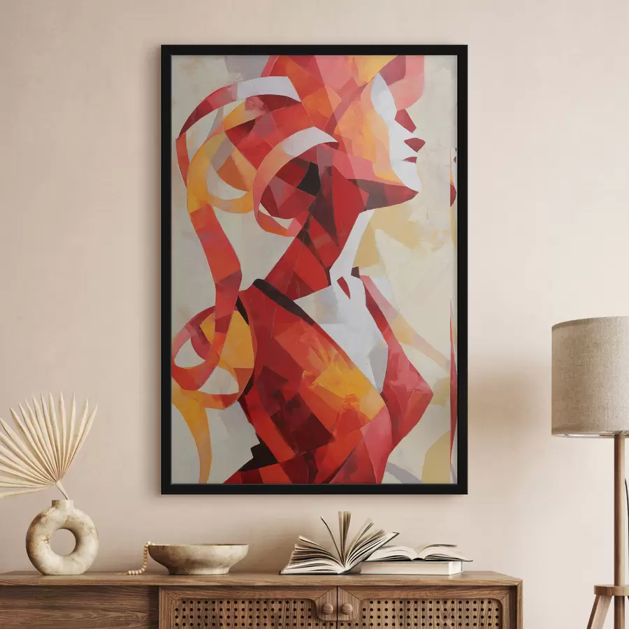 carta da parati Ritratto femminile astratto nr. f47832