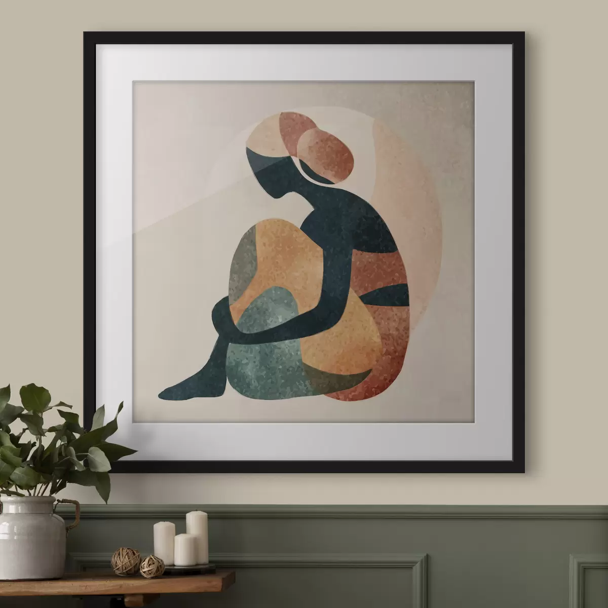 Poster Figura umana astratta f47839