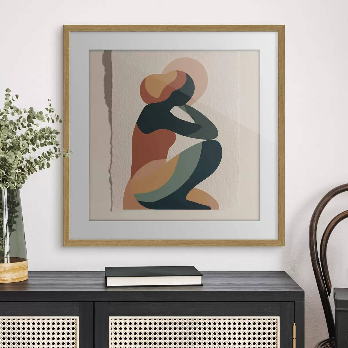 Poster Figura umana seduta f47840