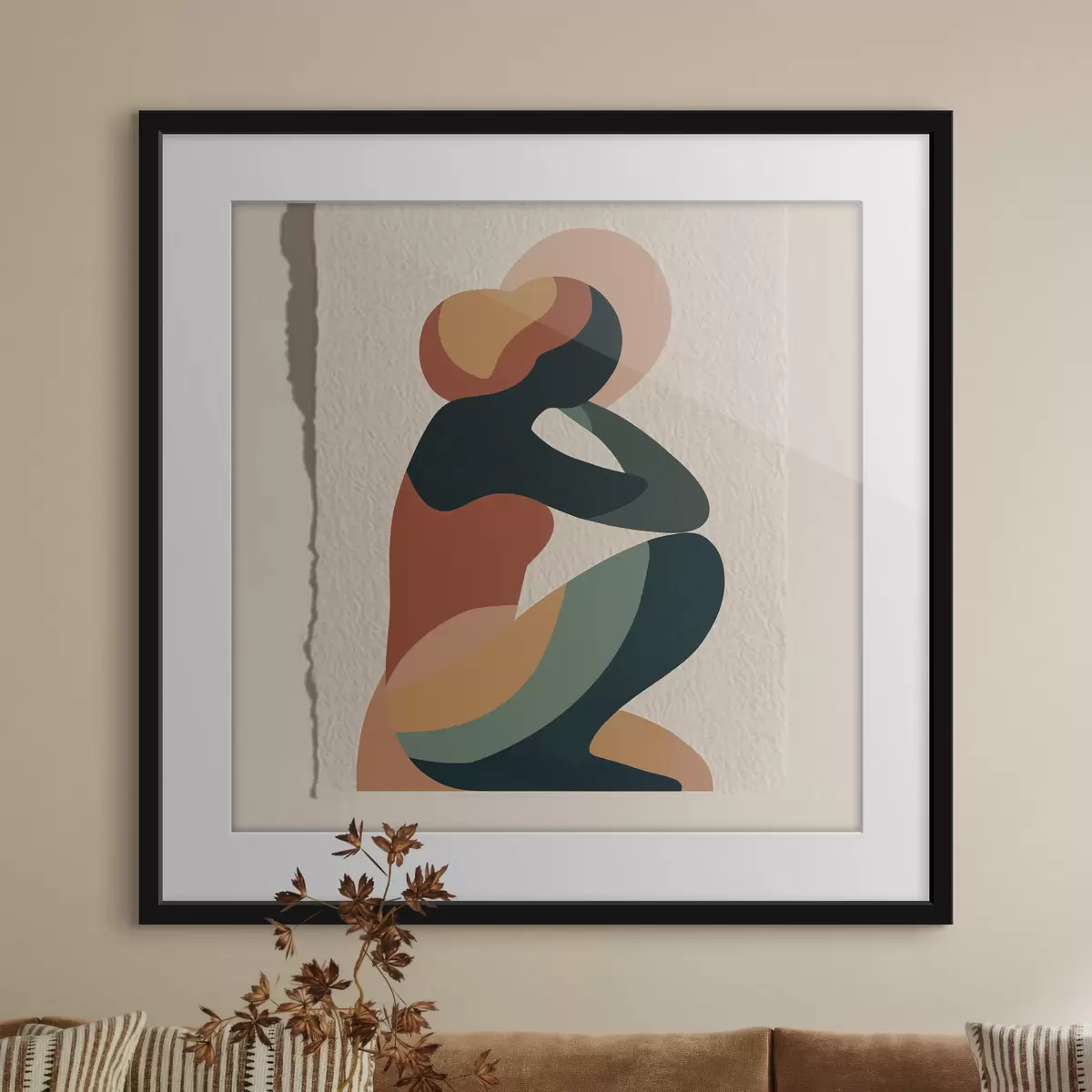 Poster Figura umana seduta f47840