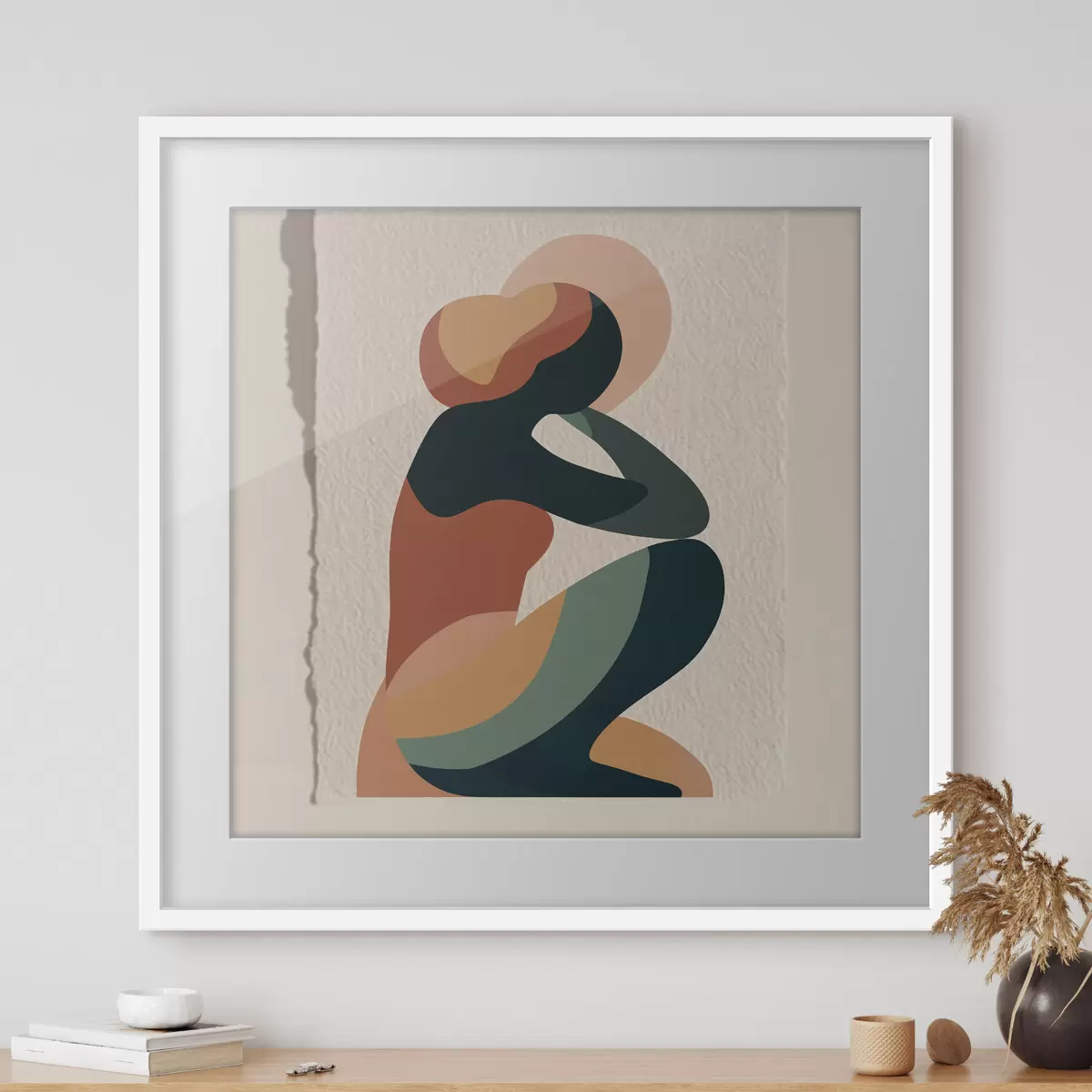 Poster Figura umana seduta f47840