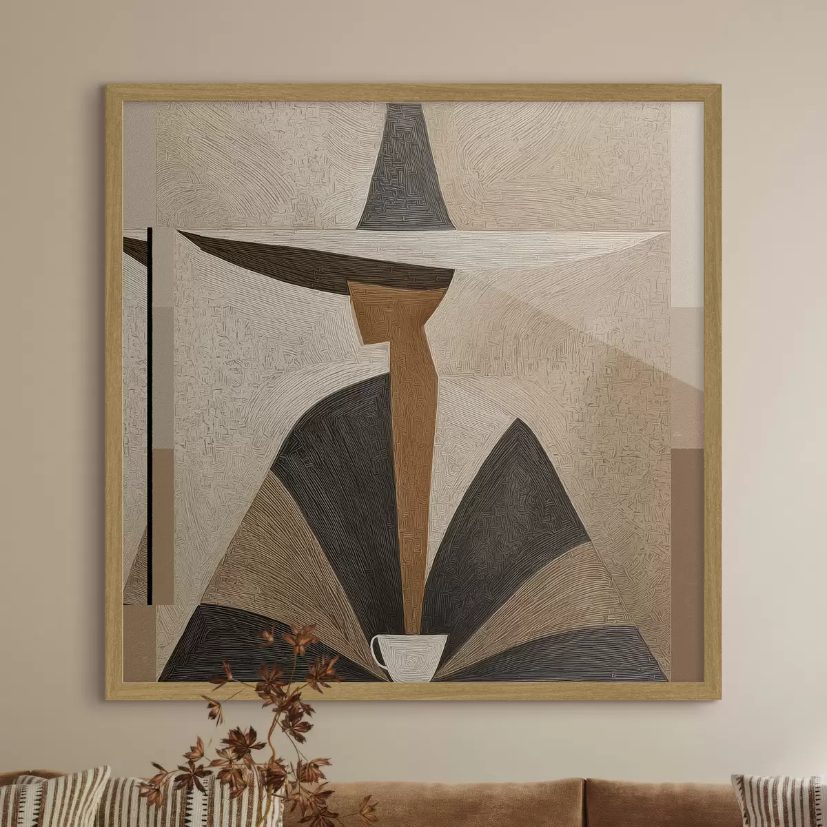 Poster Volto e contrasto f47842
