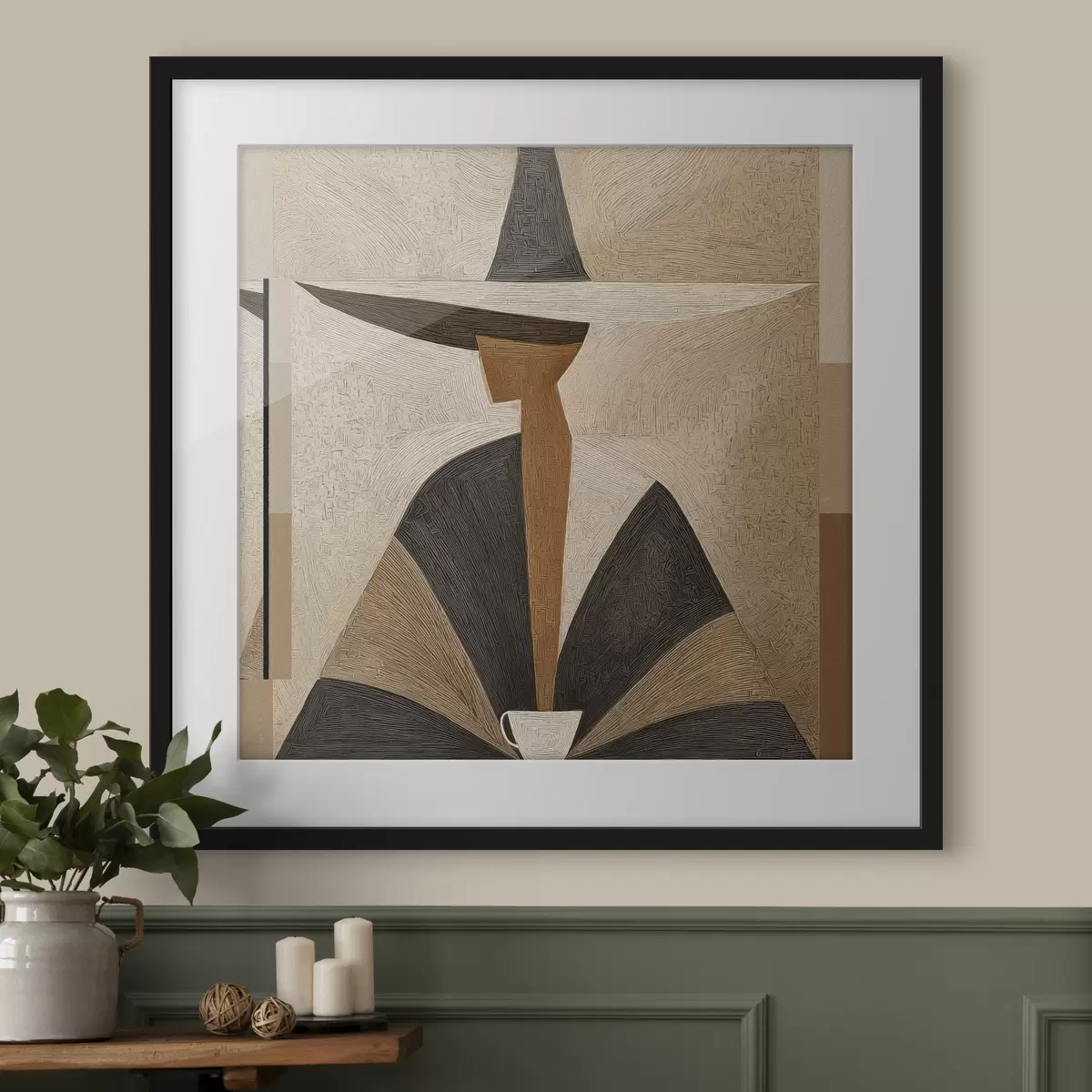 Poster Volto e contrasto f47842