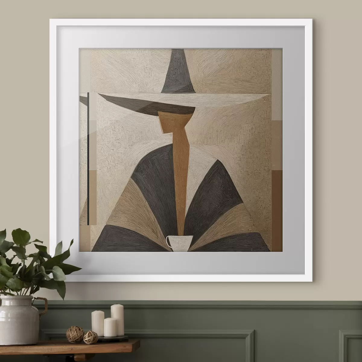 Poster Volto e contrasto f47842