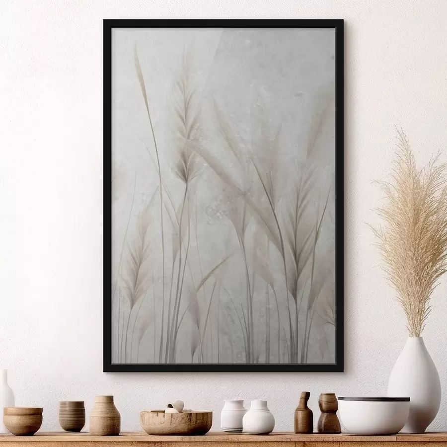 carta da parati Fiori selvatici su uno sfondo invecchiato nr. f47854