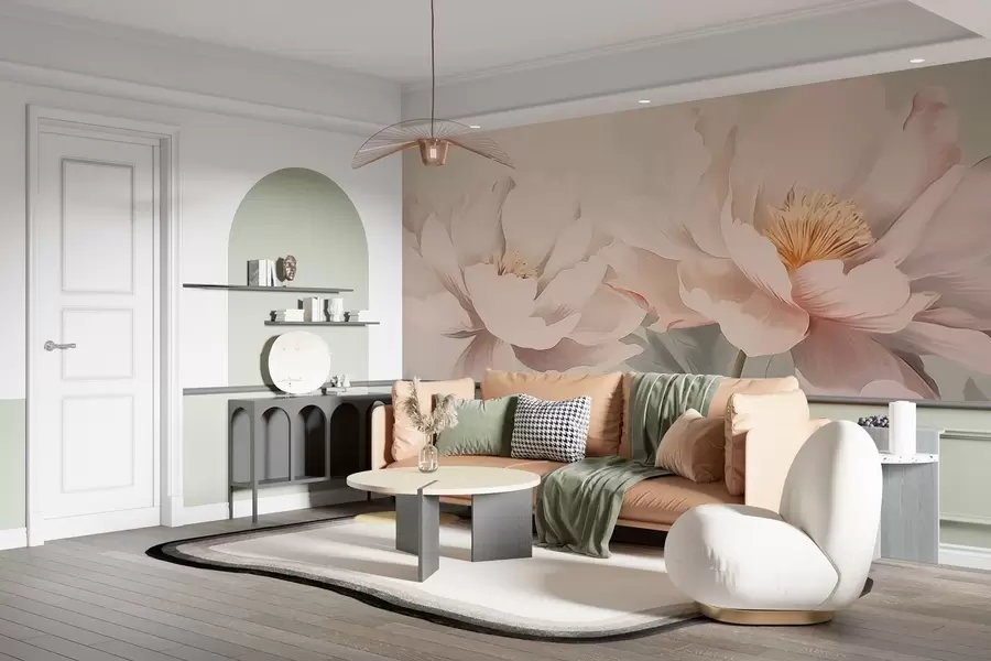 Carta da parati Floreale Peonie n. w05077