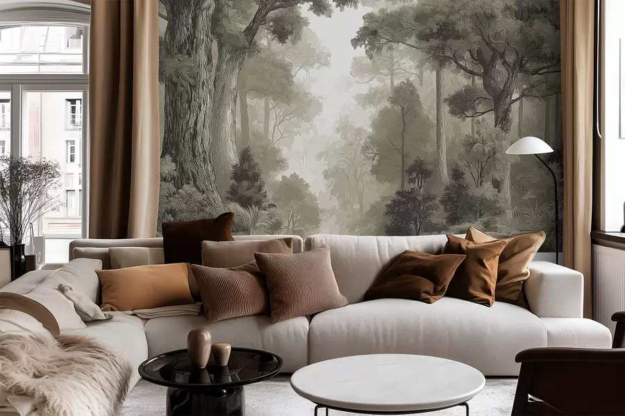 Carta da parati nature Foresta decidua 