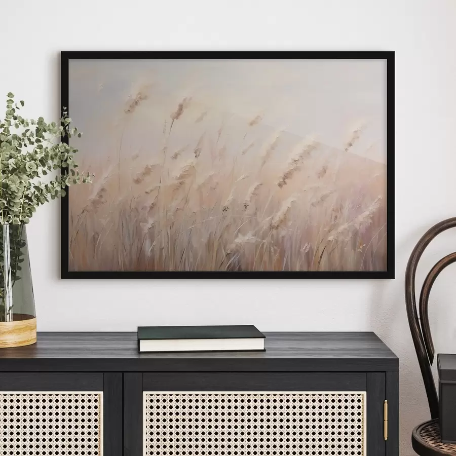 carta da parati Spighette, imitazione dipinto a olio nr. f47889