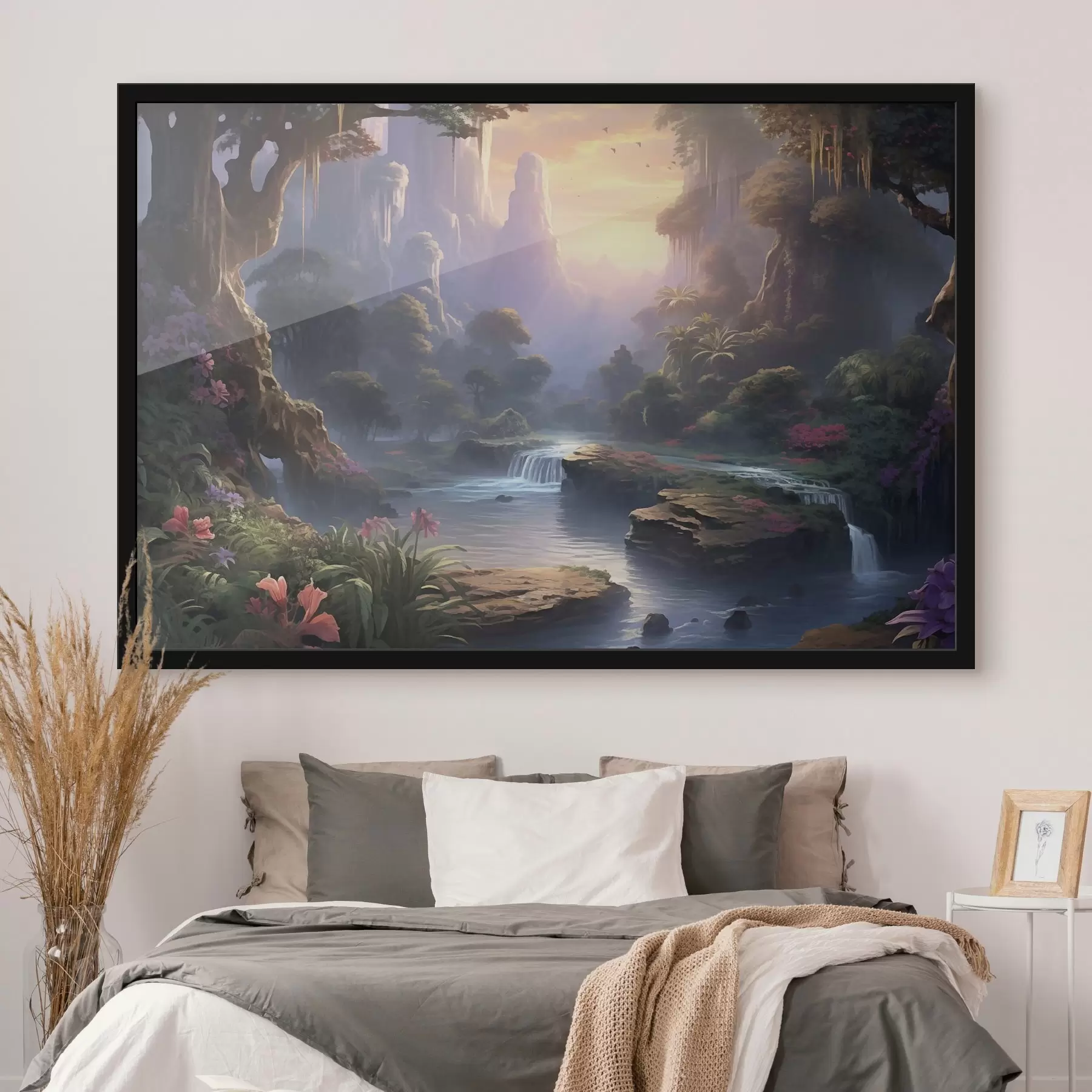 carta da parati Cascate in una foresta da favola nr. f47893