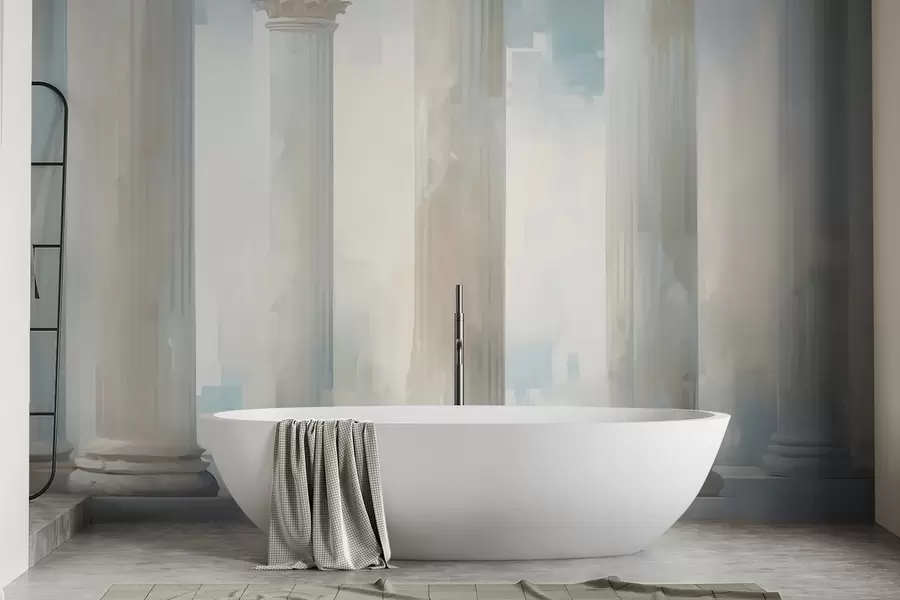 carta da parati Colonne ad imitazione della pittura nr. w05228