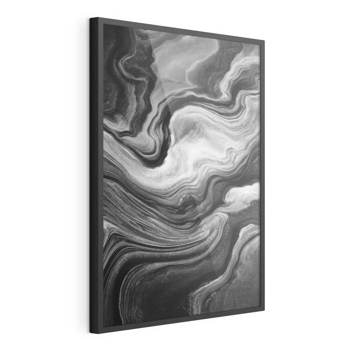 Poster Fluido, macchie di vernice f48000