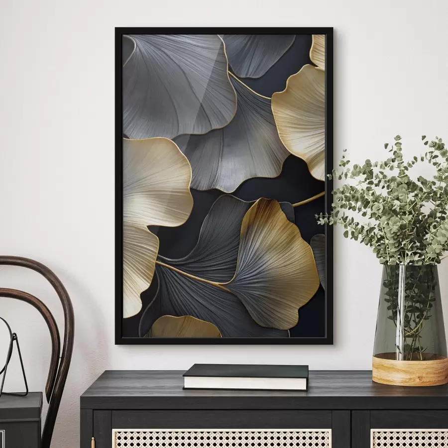 carta da parati Foglie di ginkgo nr. f48006