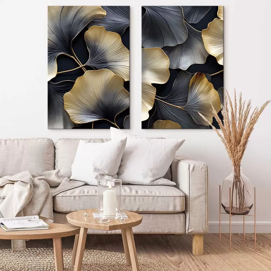 carta da parati Foglie di ginkgo nr. m30046