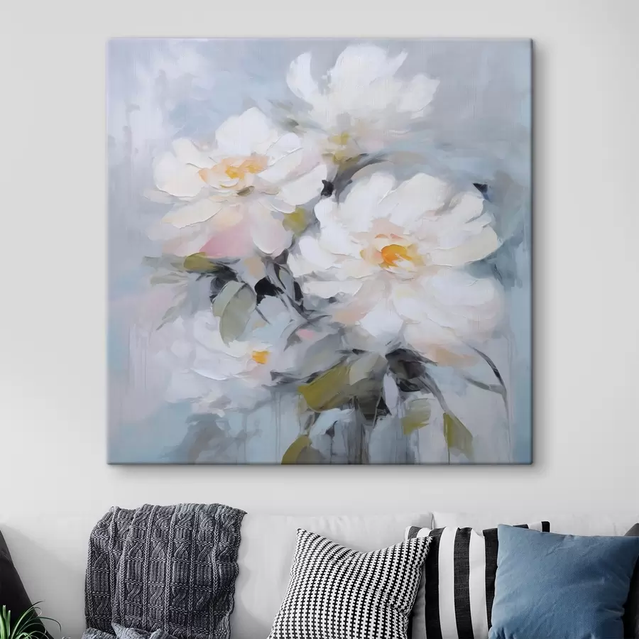 carta da parati Pittura a imitazione di fiori nr. s48047