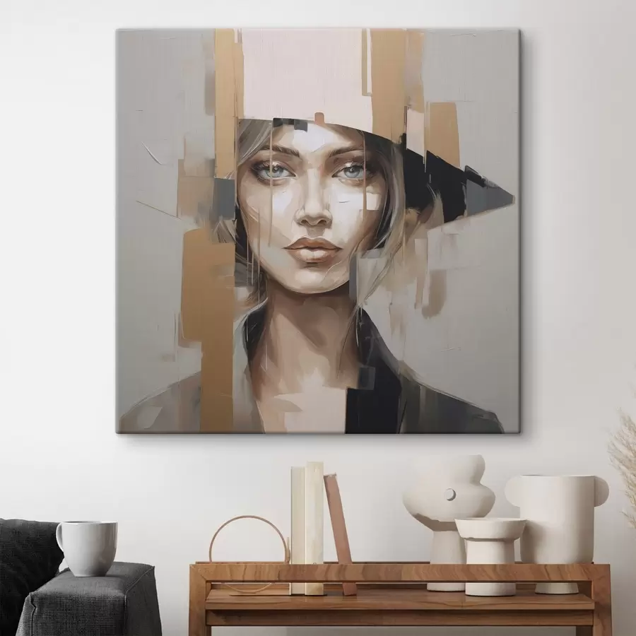 carta da parati Ritratto astratto di una ragazza nr. s48050