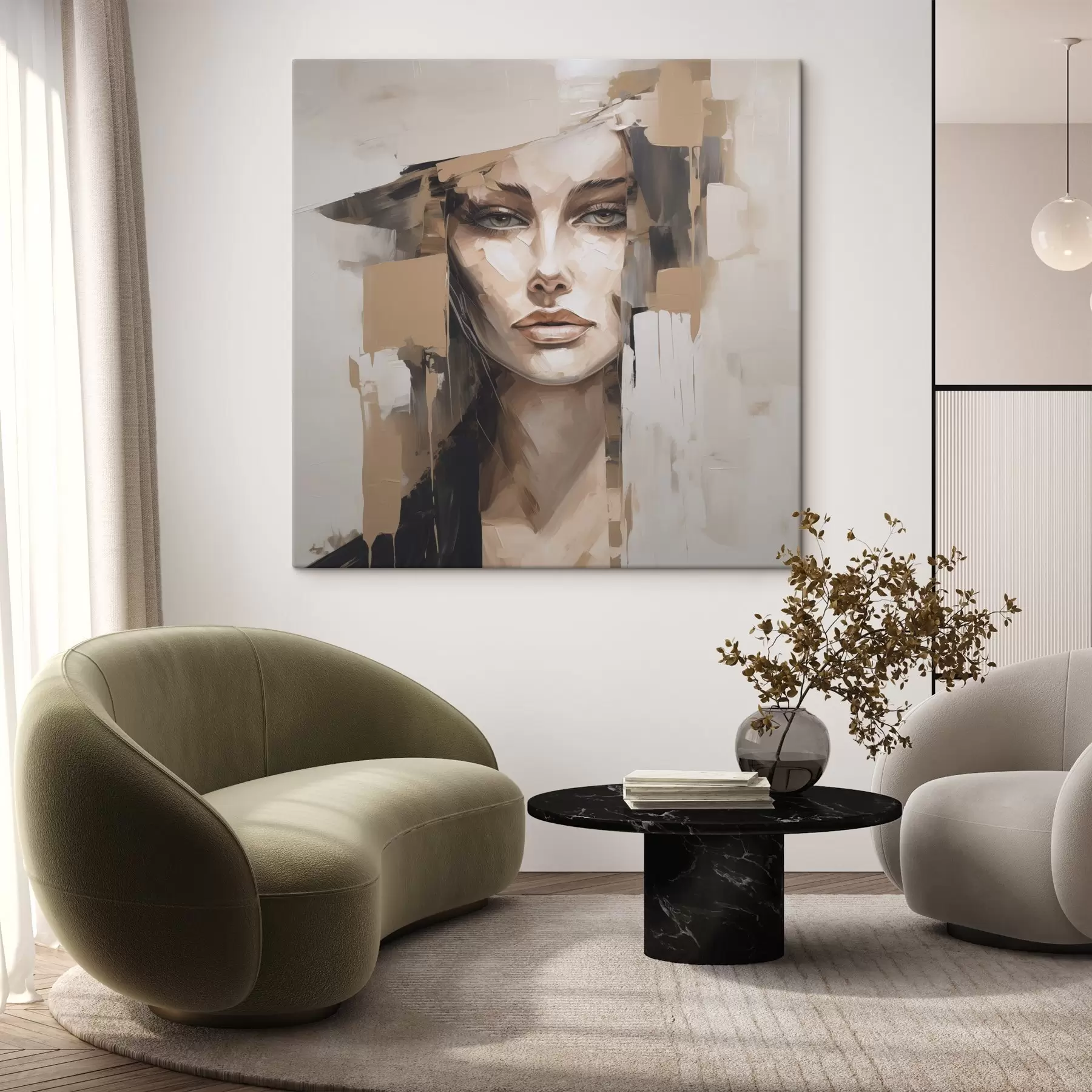 carta da parati Ritratto astratto nr. s48051