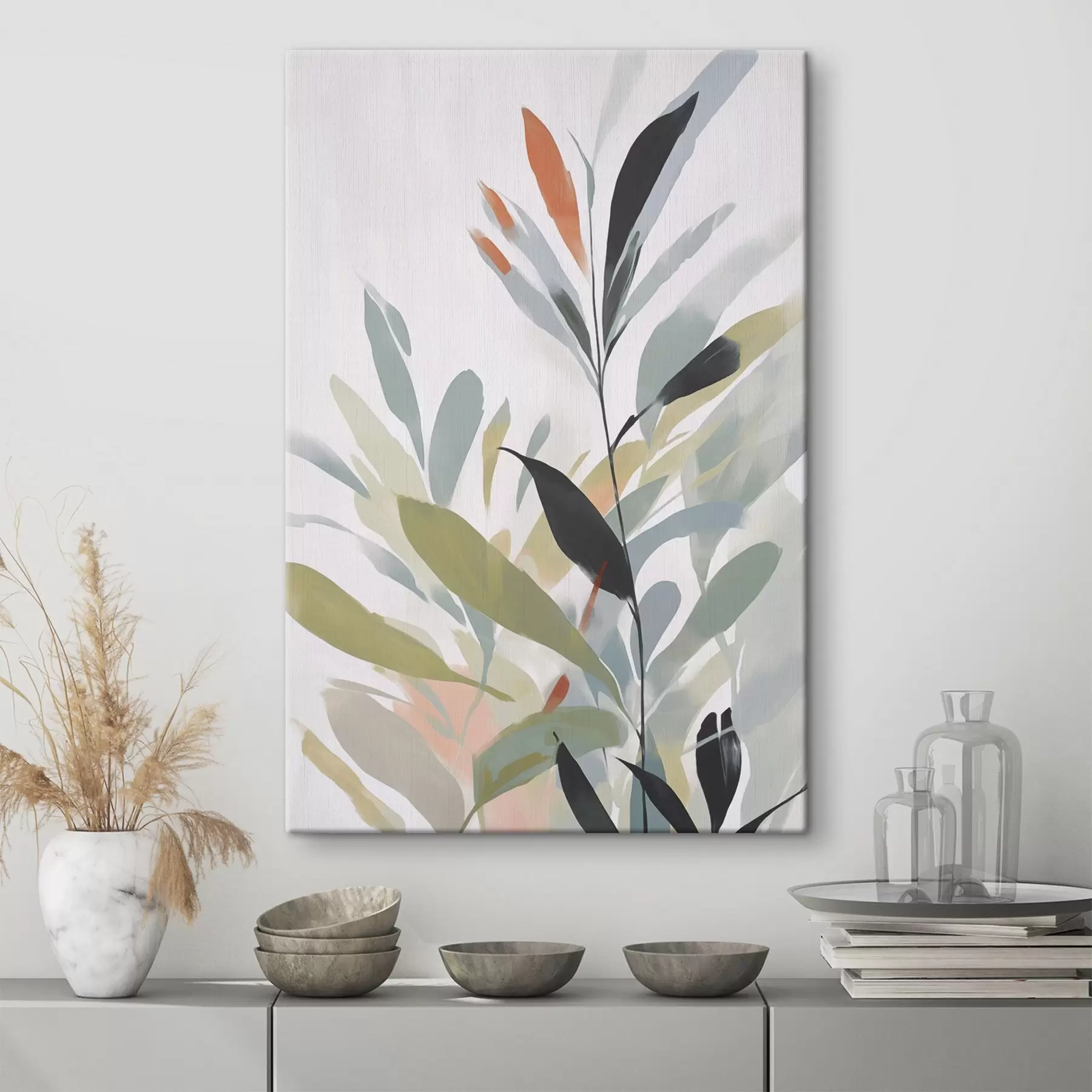 carta da parati Imitazione della vegetazione nella pittura nr. s48059