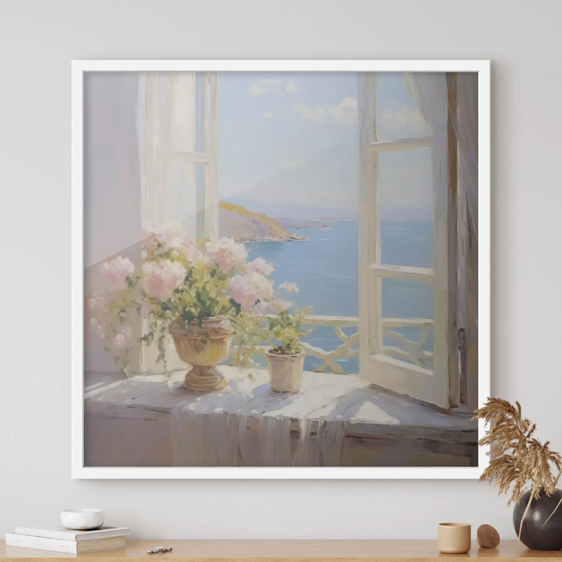 carta da parati Un bouquet in un vaso vicino alla finestra nr. f48053