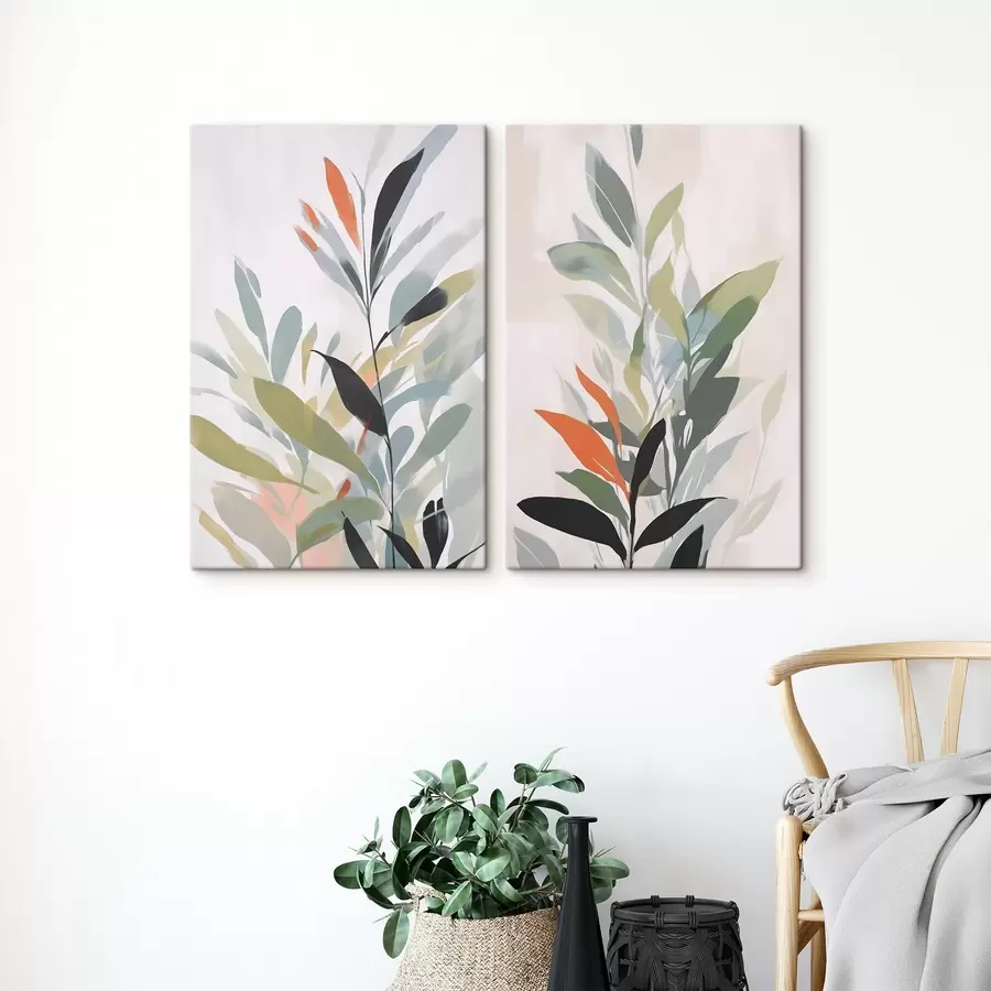 carta da parati Imitazione della vegetazione nella pittura nr. m30077