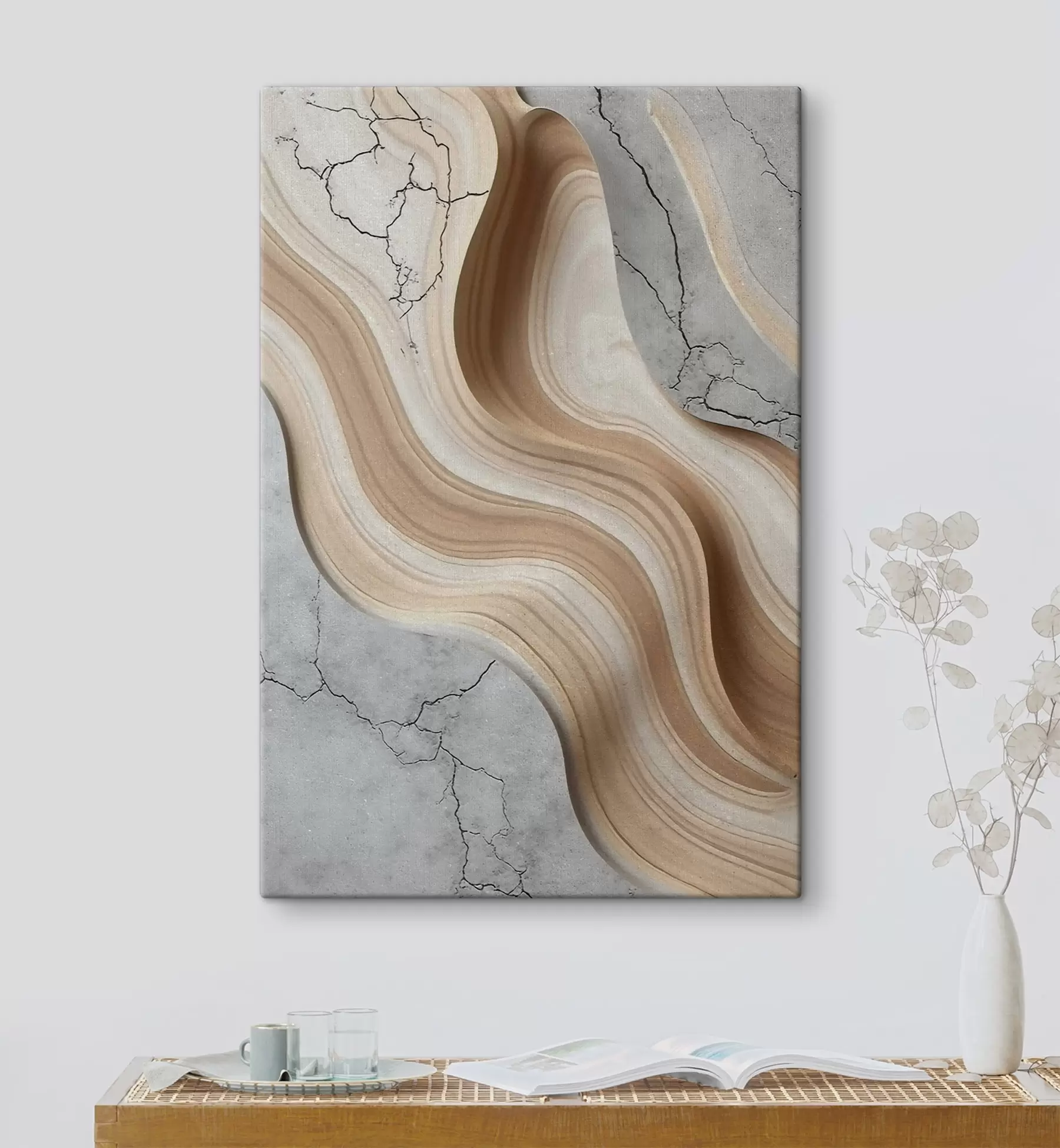 carta da parati Legno e calcestruzzo leggero, imitazione nr. s48104