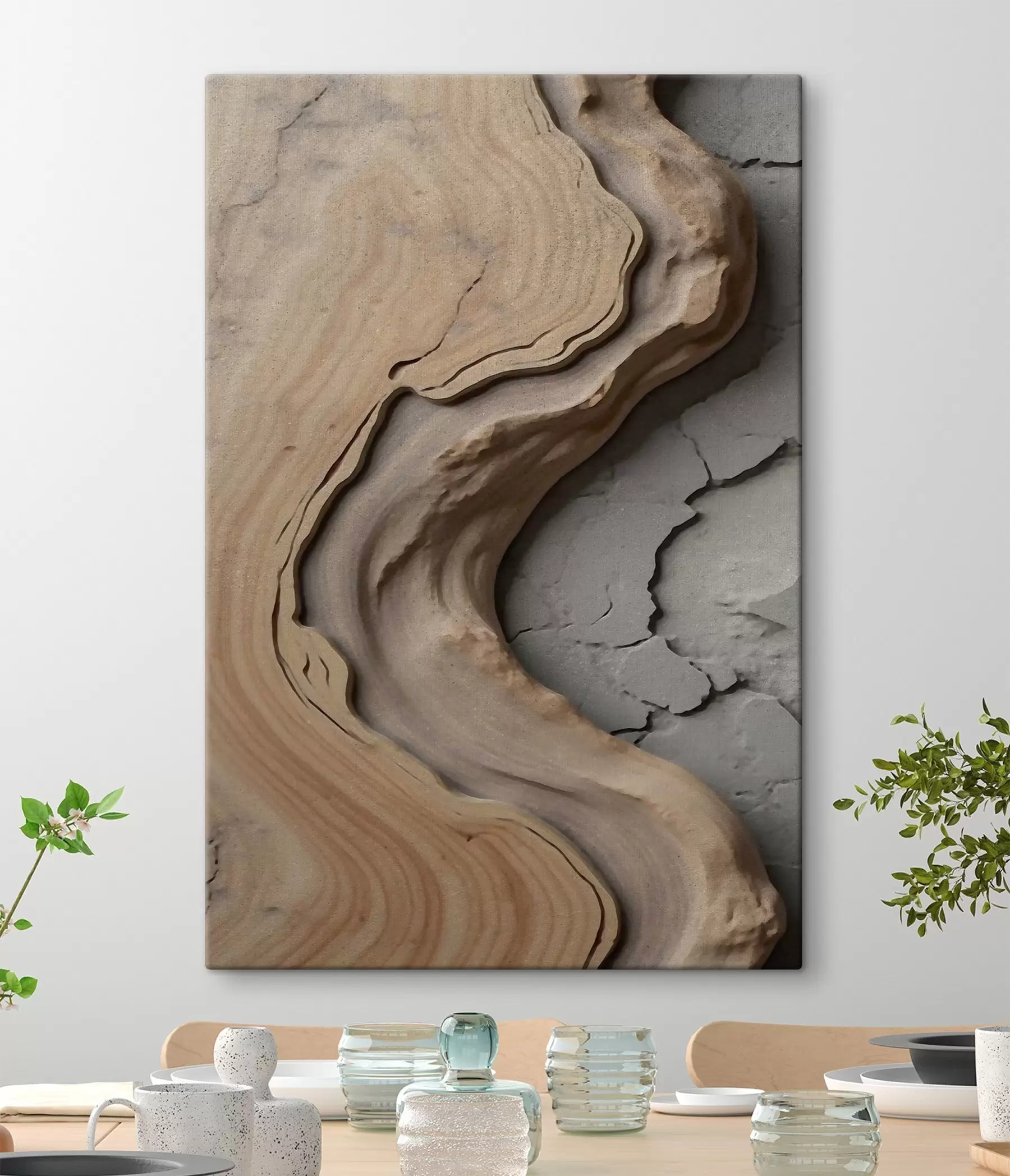 carta da parati Legno e cemento, imitazione nr. s48105