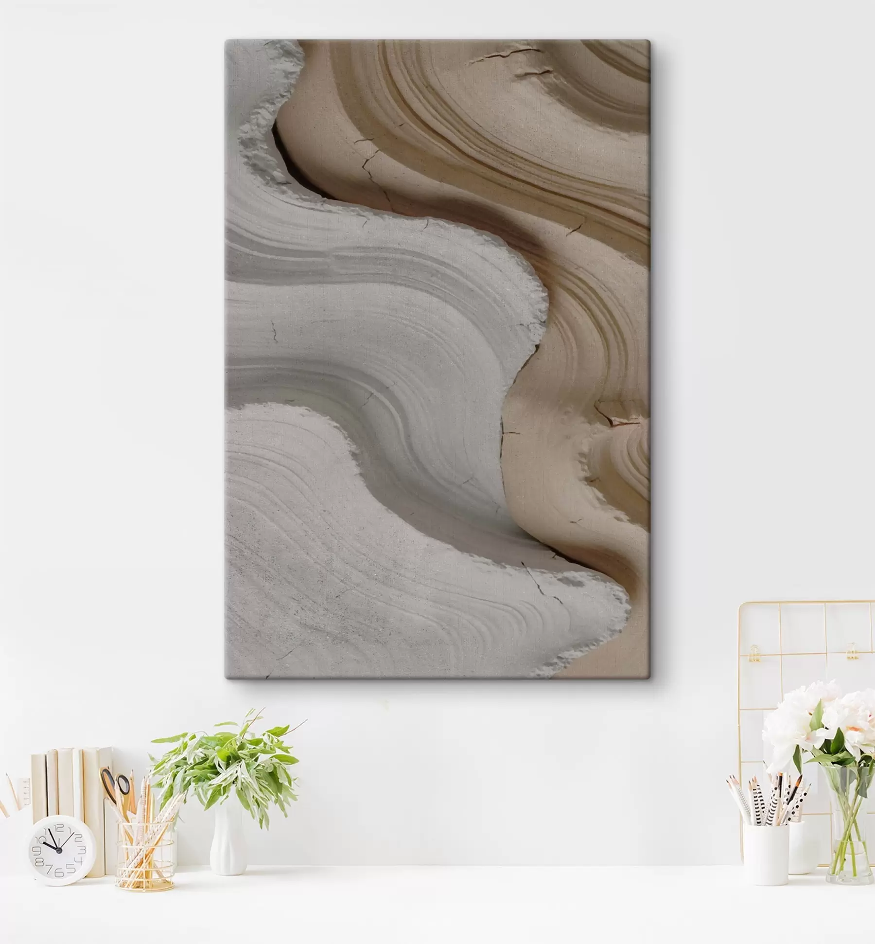 carta da parati Modanature chiare e beige nr. s48107