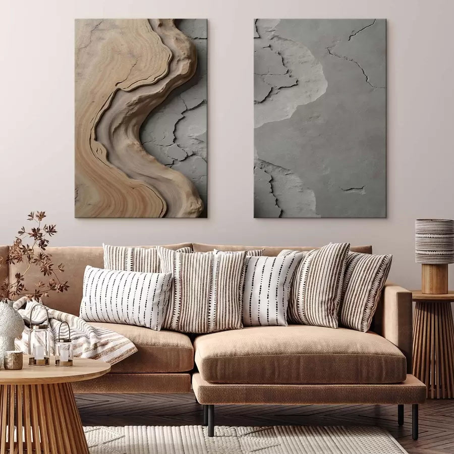 carta da parati Legno e cemento, imitazione nr. m30079