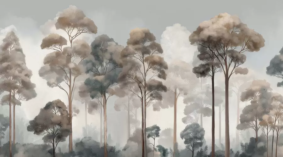 Carta da parati nature Foresta decidua 