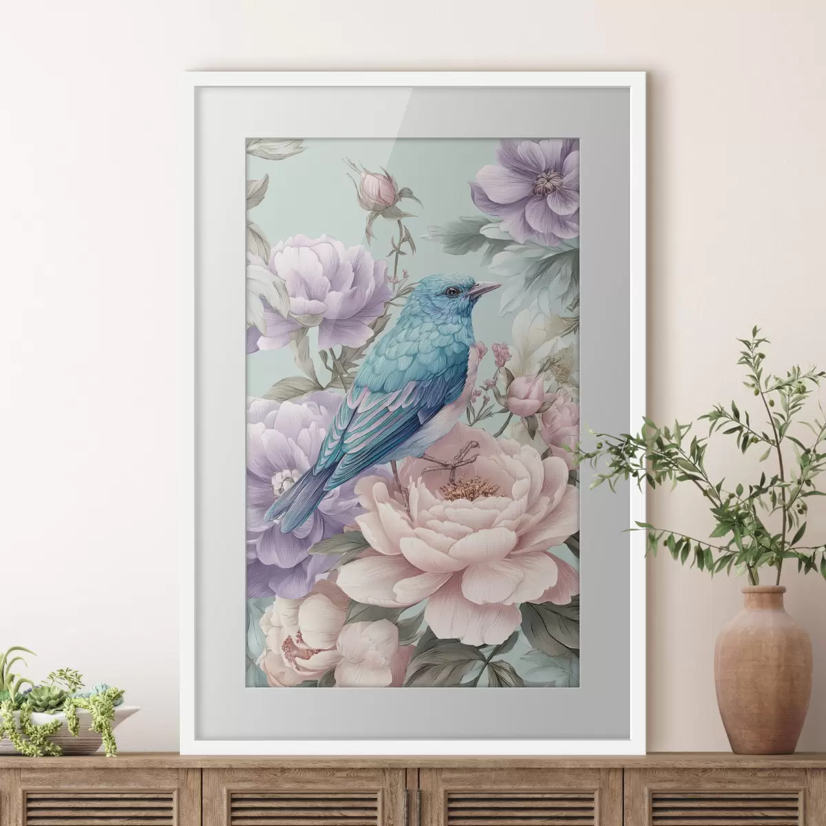 Poster Uccelli e abbraccio f47943