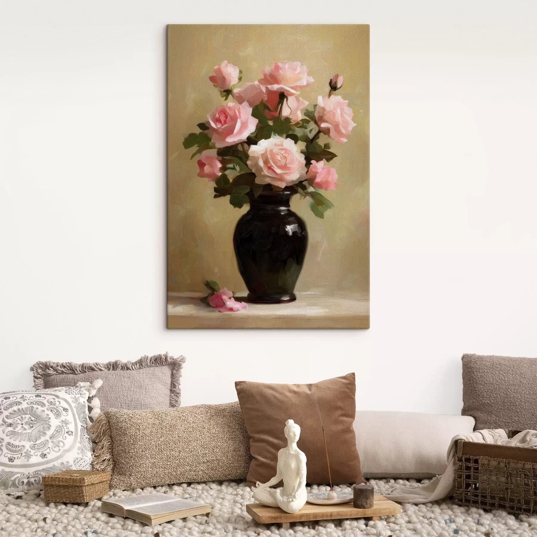 carta da parati Vaso con rose nr. s48125