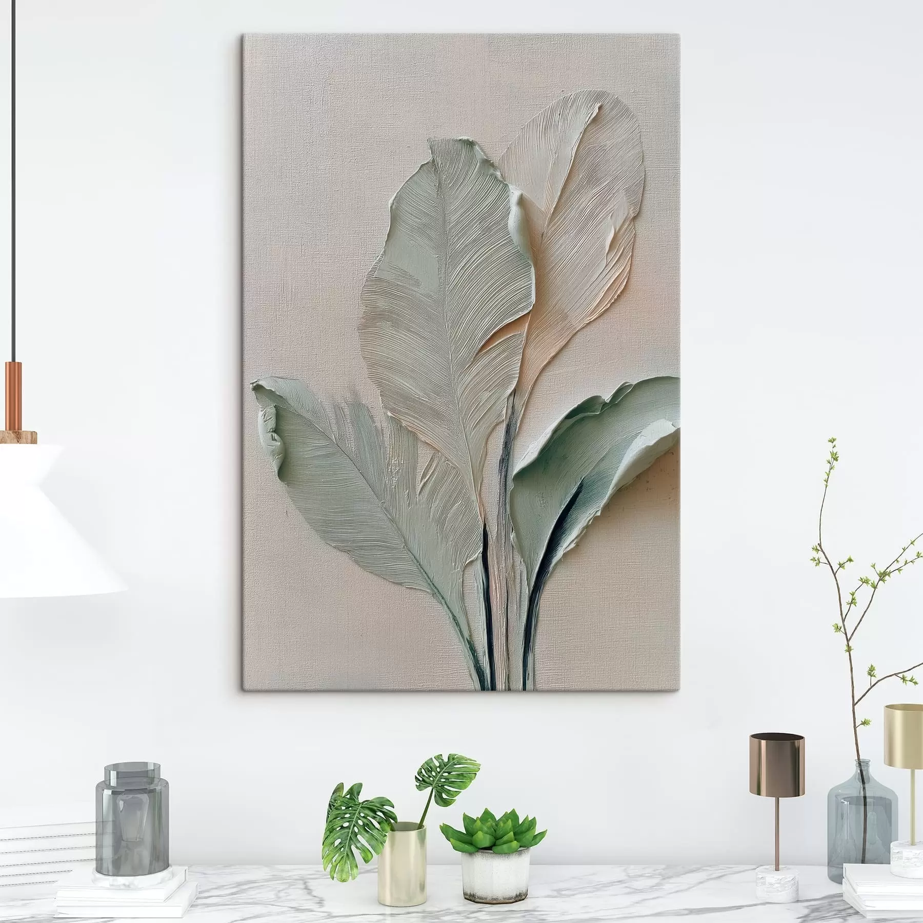 carta da parati Foglie astratte nr. s48130