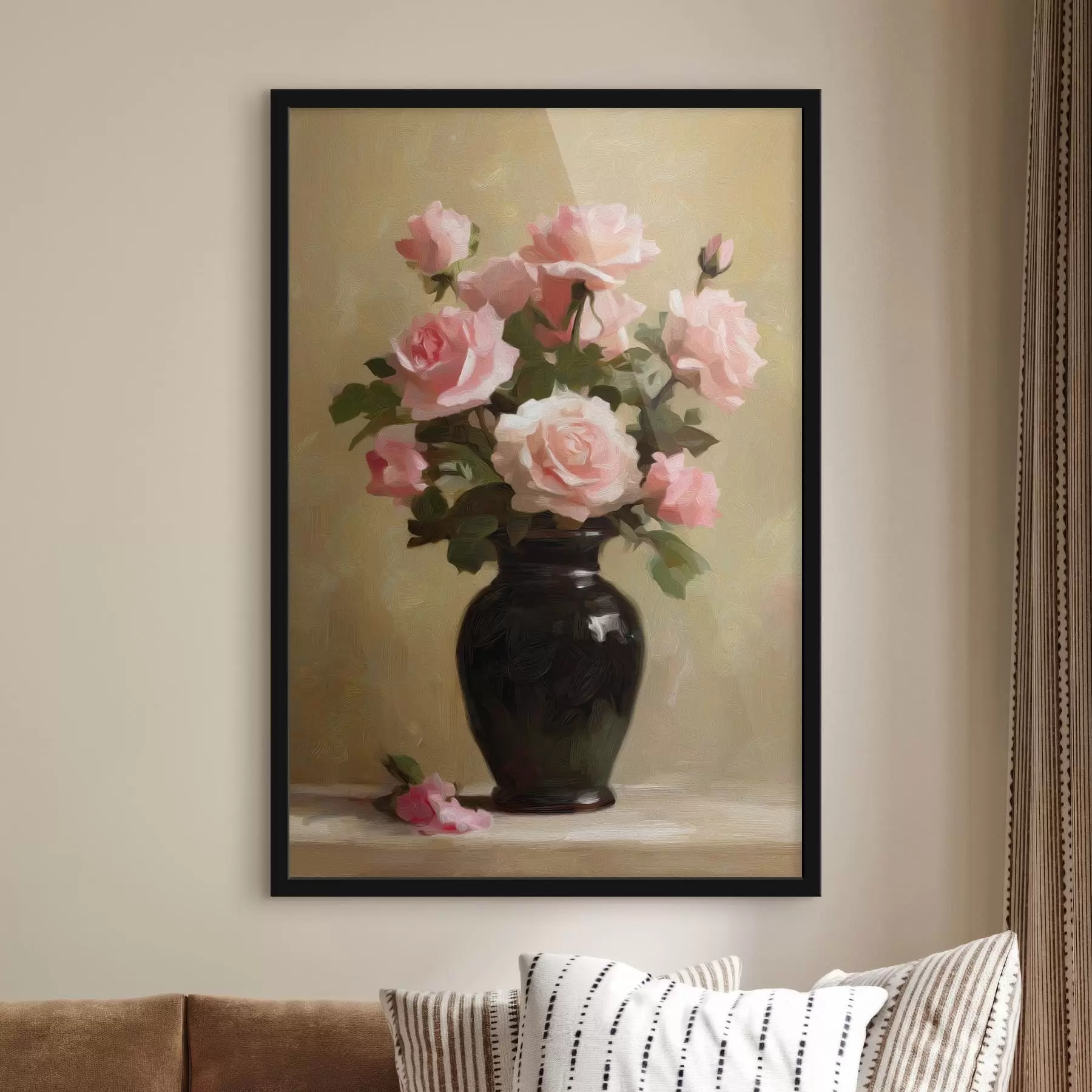 carta da parati Vaso con rose nr. f48125