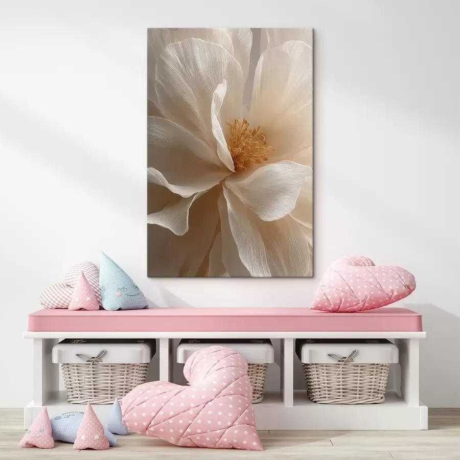 carta da parati composizione floreale macro in tonalità calde nr. s48120