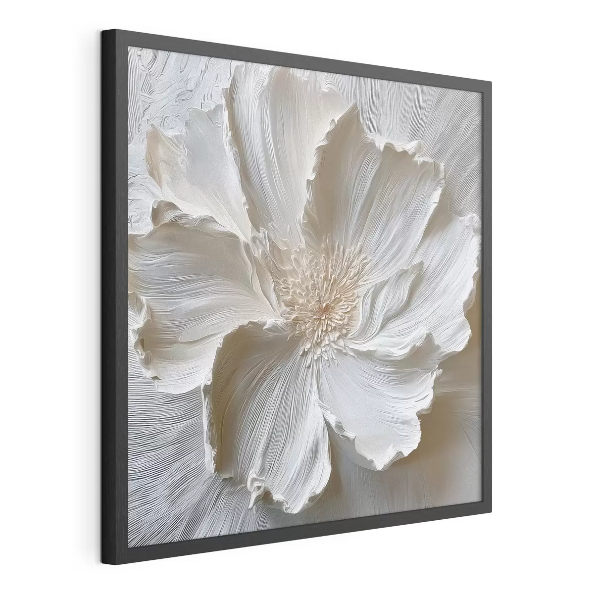 Poster Papavero bianco f48064